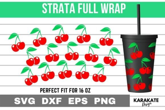Cherry 16 Oz Strata Cup Wrap SVG: Graphics & Crafts Review