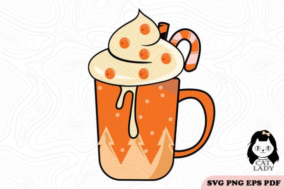 Coffee Cup Thanksgiving SVG PNG Graphics for Crafts