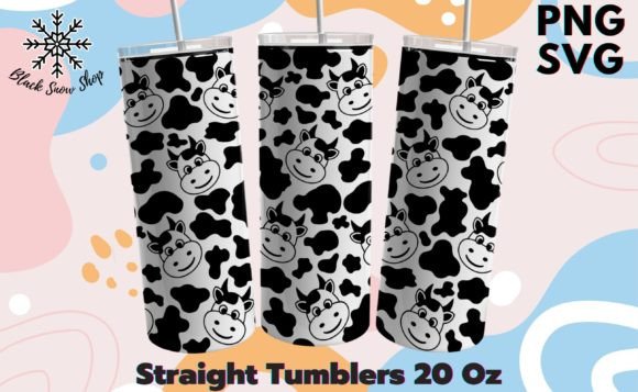 Cow Pattern Tumbler Wrap Svg: Graphics & Illustrations Review