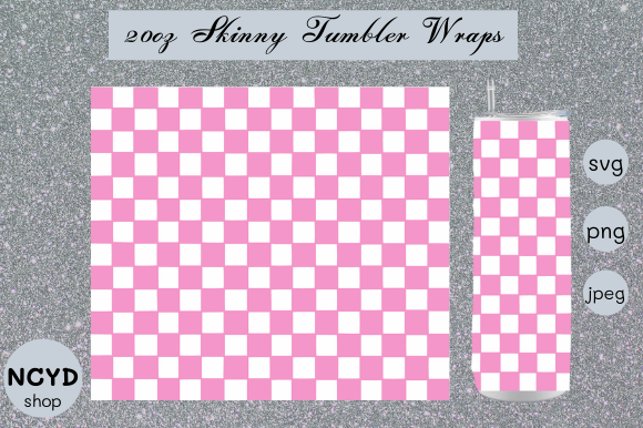 Hearts Square Tumbler Wrap Svg Graphics for Crafts
