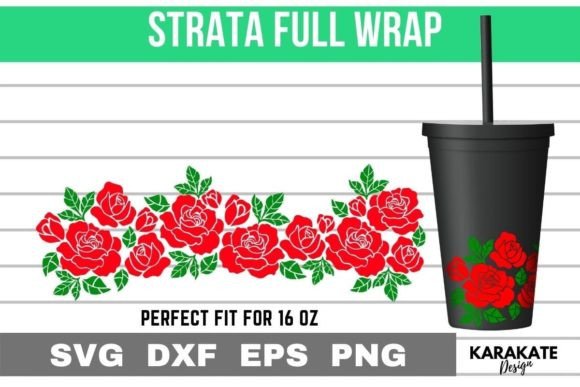 Rose Leaf Cup Wrap SVG: Graphics & Crafts Review
