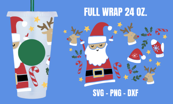 Santa Christmas Cup Wrap SVG: A Graphics & Crafts Review