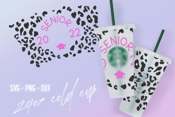 Senior 2022 Cold Cup 24 Oz Svg Tumbler: Graphics & Crafts