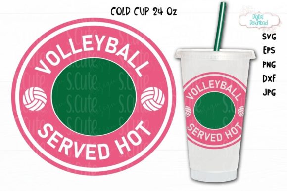 Volleyball Cup Ring SVG: Graphics & Illustrations
