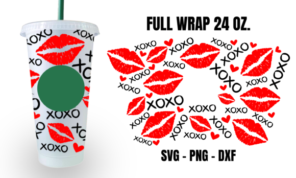 Xoxo Love Kiss Starbucks Cup Wrap Svg: Graphics & Crafts Review